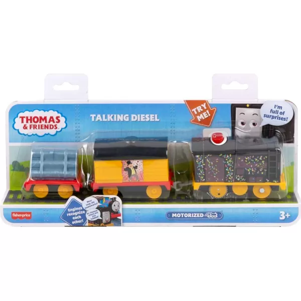 Thomas amp Friends Motorized Toy Train Talking Kana Engine with Sounds amp Phrases Plus Cargo for Preschool Kids Ages 3 YearsStandard Diesel