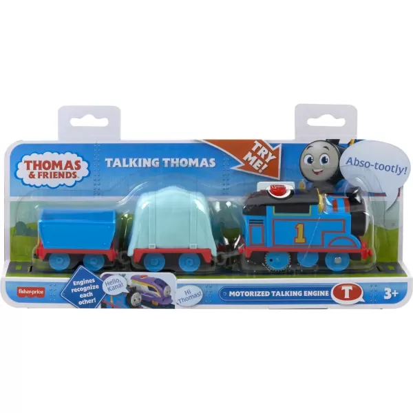 Thomas amp Friends Motorized Toy Train Talking Kana Engine with Sounds amp Phrases Plus Cargo for Preschool Kids Ages 3 YearsStandard Thomas