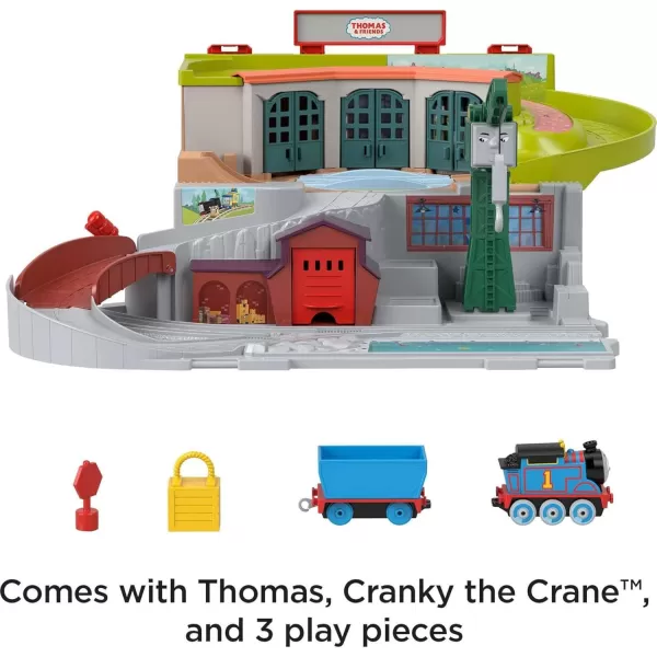 Thomas amp Friends Sodor TakeAlong Train Set for Kids with Diecast PushAlong Thomas Engine for Preschool Kids Ages 3 Years amp UpThomas amp Friends Sodor TakeAlong Train Set for Kids with Diecast PushAlong Thomas Engine for Preschool Kids Ages 3 Years amp Up