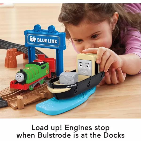 Thomas amp Friends Toy Train Set Loop amp Launch Maintenance Yard With Thomas Motorized Engine amp Carly The Crane For Kids Ages 3 YearsThomas amp Friends Talking Thomas amp Percy Train Set