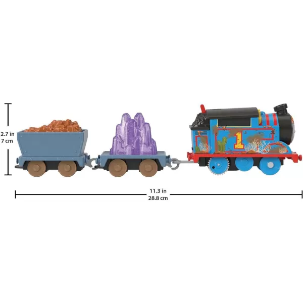 Thomas amp Friends Toy Train Wobble Cargo Thomas Motorized Engine with 2 Cargo Cars for Preschool Railway PlayThomas  Crystal Caves