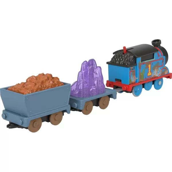 Thomas amp Friends Toy Train Wobble Cargo Thomas Motorized Engine with 2 Cargo Cars for Preschool Railway PlayThomas  Crystal Caves