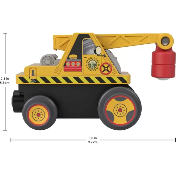 Thomas amp Friends Wooden Railway Toy Train Percy PushAlong Wood Engine For Toddlers amp Preschool Kids Ages 2 YearsWood Vehicle Kevin the Crane