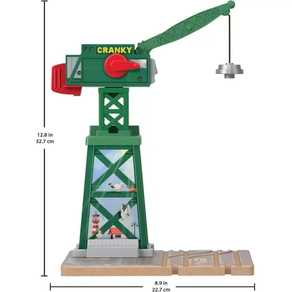 Thomas amp Friends Wooden Railway Toy Train Set Brendam Docks Wood Playset With Cranky The Crane For Preschool Kids Ages 3 YearsThomas amp Friends Wooden Railway Toy Train Set Brendam Docks Wood Playset With Cranky The Crane For Preschool Kids Ages 3 Years