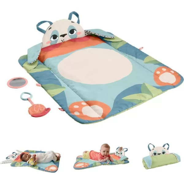 FisherPrice Baby Activity Play Mat Planet Friends RolyPoly Panda with 2 Toys for Newborn Tummy Time PlayFisherPrice Baby Activity Play Mat Planet Friends RolyPoly Panda with 2 Toys for Newborn Tummy Time Play