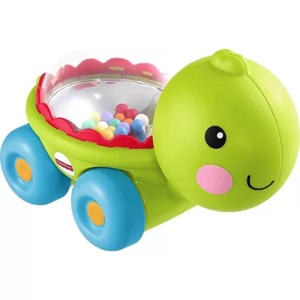 FisherPrice Baby Crawling Toy Poppity Pop Turtle PushAlong Vehicle With Ball Popping Sounds For Ages 6 MonthsFisherPrice Baby Crawling Toy Poppity Pop Turtle PushAlong Vehicle With Ball Popping Sounds For Ages 6 Months