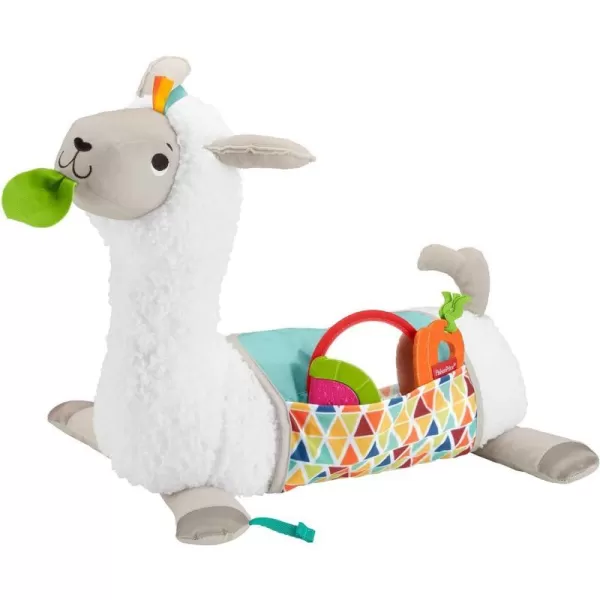 FisherPrice Baby Plush Baby Wedge GrowWithMe Tummy Time Llama With 3 TakeAlong Toys For Sensory PlayFisherPrice Baby Plush Baby Wedge GrowWithMe Tummy Time Llama With 3 TakeAlong Toys For Sensory Play