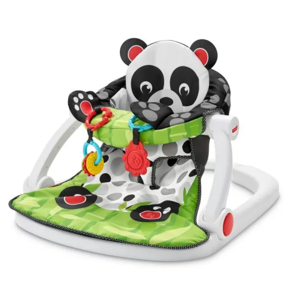 FisherPrice Baby Portable Chair SitMeUp Floor Seat with Developmental Toys and Crinkle Squeaker Seat Pad Panda Paws Amazon ExclusiveFisherPrice Baby Portable Chair SitMeUp Floor Seat with Developmental Toys and Crinkle Squeaker Seat Pad Panda Paws Amazon Exclusive