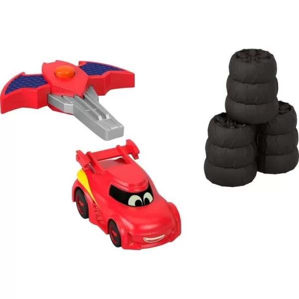 FisherPrice DC Batwheels 155 Scale Toy Race Car Redbird Launching Vehicle with Crash Accessories for Ages 3 YearsFisherPrice DC Batwheels 155 Scale Toy Race Car Redbird Launching Vehicle with Crash Accessories for Ages 3 Years