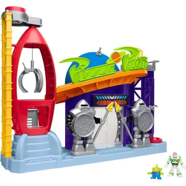 FisherPrice Imaginext  Disney Pixar Toy Story Pizza Planet playset with Buzz Lightyear figure for preschool kids ages 38 yearsFisherPrice Imaginext  Disney Pixar Toy Story Pizza Planet playset with Buzz Lightyear figure for preschool kids ages 38 years