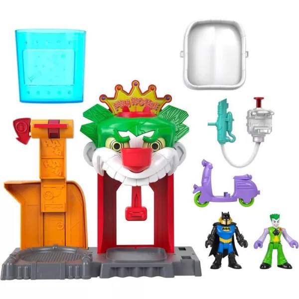 FisherPrice Imaginext DC Super Friends Batman Toy the Joker Funhouse Playset Color Changers with 2 Figures amp Accessories for Ages 3 YearsFisherPrice Imaginext DC Super Friends Batman Toy the Joker Funhouse Playset Color Changers with 2 Figures amp Accessories for Ages 3 Years