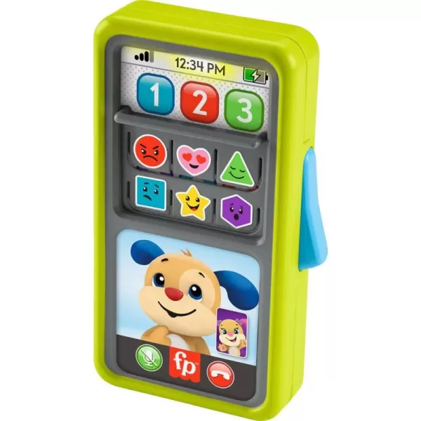 FisherPrice Laugh amp Learn Baby amp Toddler Toy 2In1 Slide To Learn Smartphone With Lights amp Music For Ages 9 MonthsFisherPrice Laugh amp Learn Baby amp Toddler Toy 2In1 Slide To Learn Smartphone With Lights amp Music For Ages 9 Months