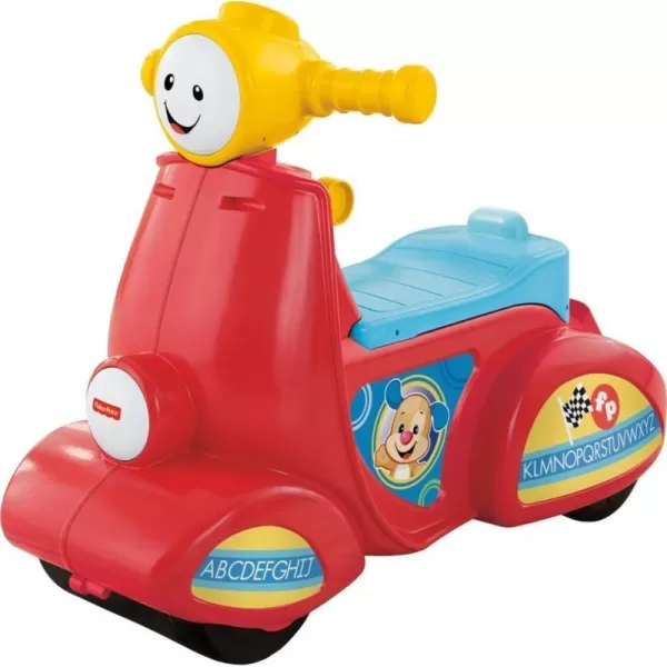 FisherPrice Laugh amp Learn Toddler RideOn Smart Stages Scooter Musical Learning Toy with MotionActivated Songs for Ages 1 YearsStandard Packaging