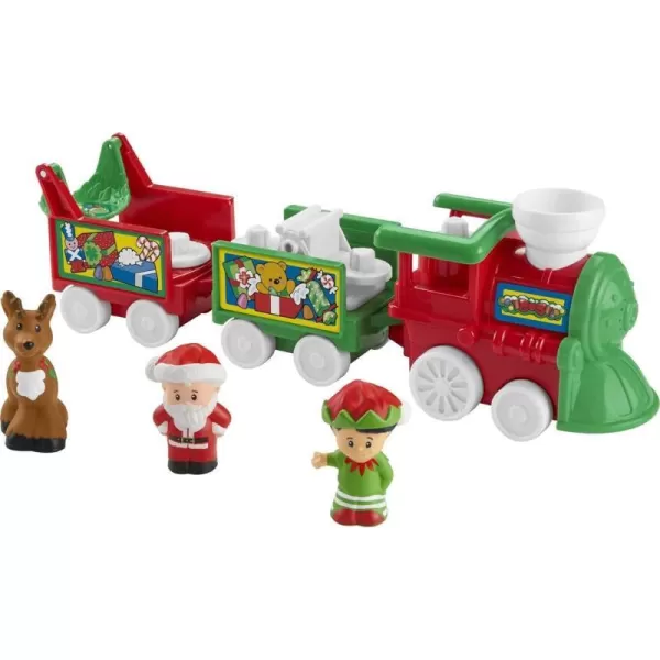 FisherPrice Little People Toddler Toy Musical Christmas Train with Santa Elf amp Reindeer Figures For Ages 1 YearsFisherPrice Little People Toddler Toy Musical Christmas Train with Santa Elf amp Reindeer Figures For Ages 1 Years