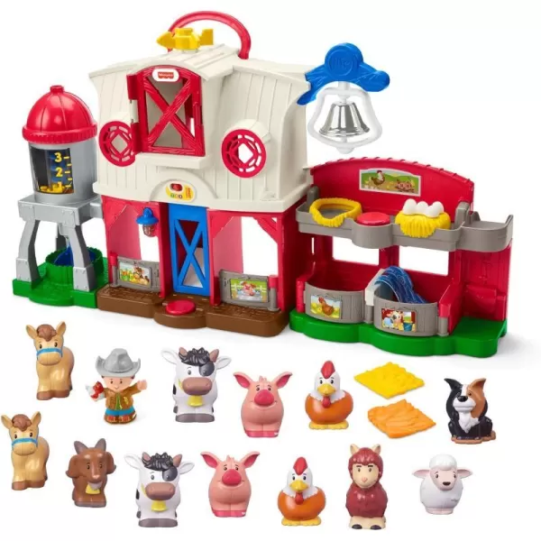 FisherPrice Little People Toddler Toys Farm Animal Friends 8Piece Figure Set For Pretend Play Ages 1 YearsFarm Playset  Animals