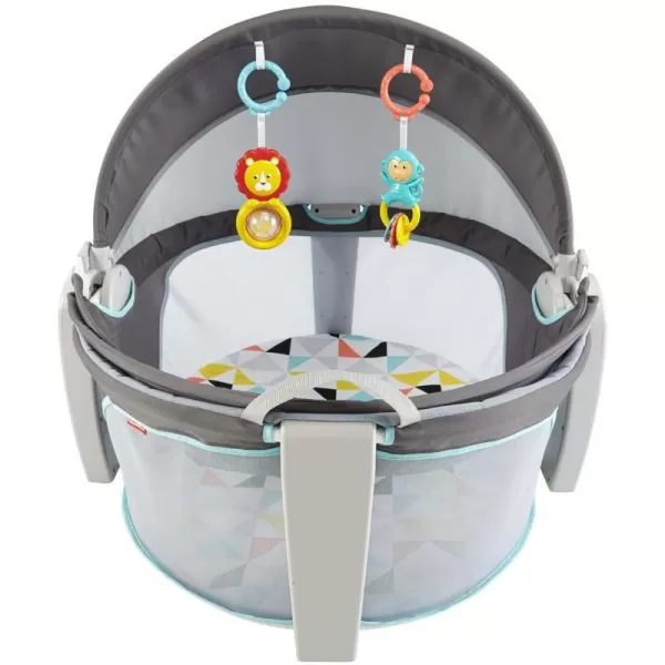 FisherPrice OnTheGo Baby Dome Gray and WhiteFisherPrice OnTheGo Baby Dome Gray and White