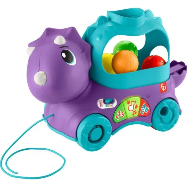 FisherPrice Toddler Learning Toy Poppin Triceratops Dinosaur PullAlong Ball Popper With Smart Stages For Ages 1 YearsFisherPrice Toddler Learning Toy Poppin Triceratops Dinosaur PullAlong Ball Popper With Smart Stages For Ages 1 Years