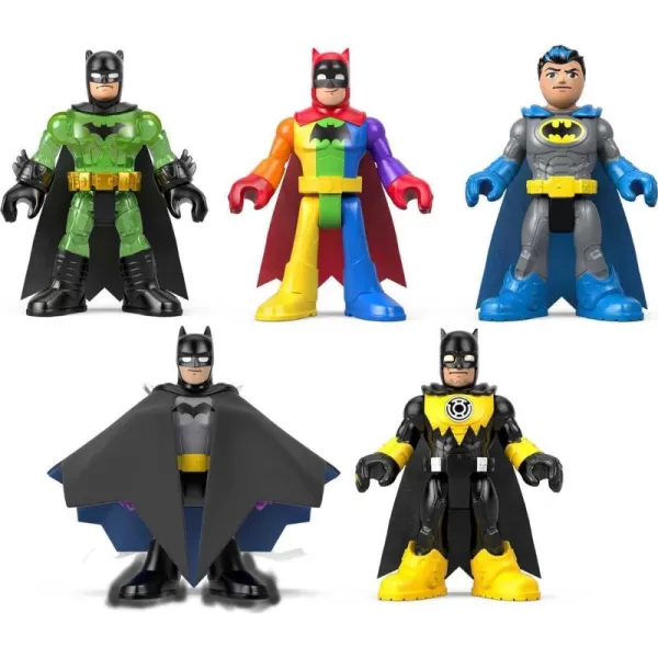 Imaginext DC Super Friends Batman Toys 80Th Anniversary Collection Set with 5 Batman Figures for Adults and FansImaginext DC Super Friends Batman Toys 80Th Anniversary Collection Set with 5 Batman Figures for Adults and Fans