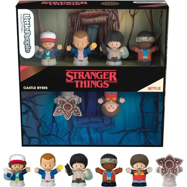 Little People Collector Stranger Things Castle Byers Special Edition Set 6 Figures in a Gift Display Box for Adults amp FansLittle People Collector Stranger Things Castle Byers Special Edition Set 6 Figures in a Gift Display Box for Adults amp Fans