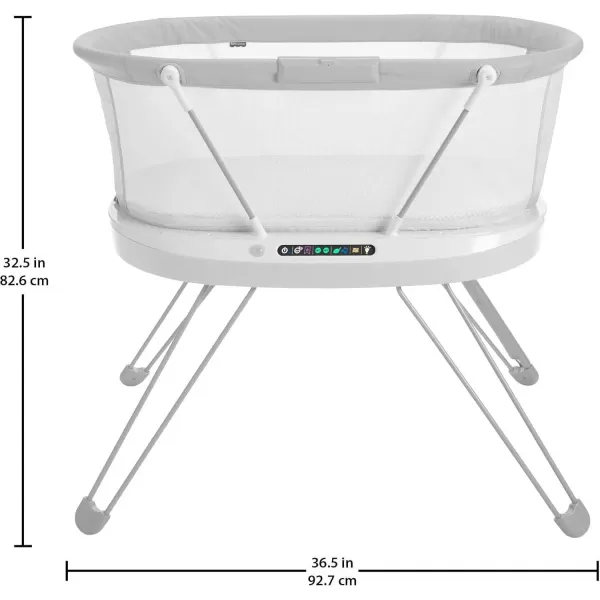 FisherPrice Baby Bedside Sleeper Luminate Bassinet with Sound Detection Plus Customizable Lights Music and Sounds Multi colorFisherPrice Baby Bedside Sleeper Luminate Bassinet with Sound Detection Plus Customizable Lights Music and Sounds Multi color