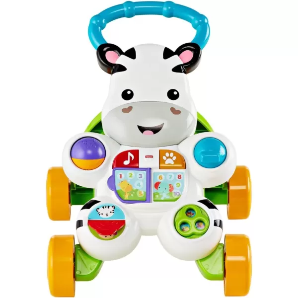 FisherPrice Baby Learning Toy Learn With Me Zebra Walker With Music Lights And Fine Motor Activities For Ages 6 MonthsStandard Packaging