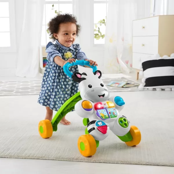 FisherPrice Baby Learning Toy Learn With Me Zebra Walker With Music Lights And Fine Motor Activities For Ages 6 MonthsStandard Packaging