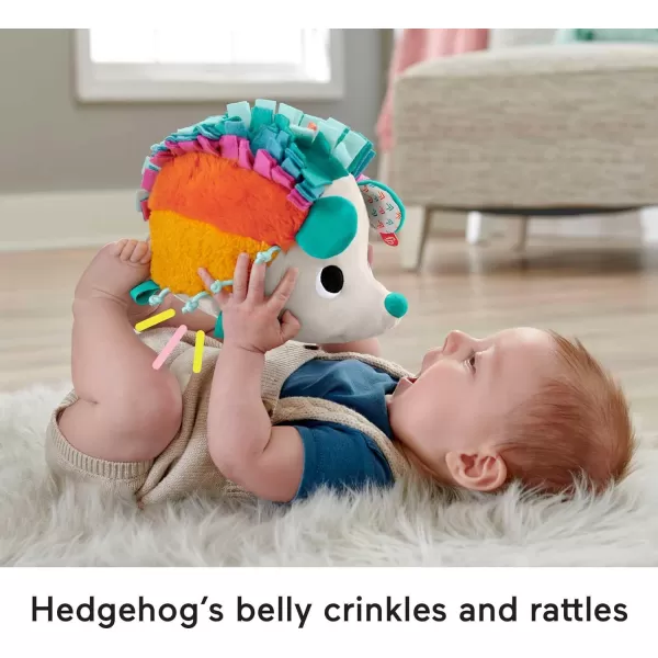 FisherPrice Baby Newborn Plush Toy Cuddle n Snuggle Hedgehog with Sounds amp Sensory Details for Babies 3 MonthsFisherPrice Baby Newborn Plush Toy Cuddle n Snuggle Hedgehog with Sounds amp Sensory Details for Babies 3 Months