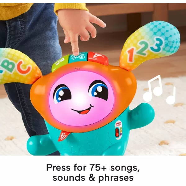 FisherPrice Baby amp Toddler Toy 2Sided Steady Speed Panda Walker With Smart Stages Learning amp Blocks For Ages 6 MonthsPanda Walker  DJ Bouncin Beats