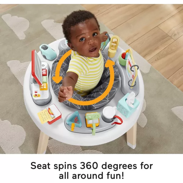 FisherPrice Baby to Toddler Learning Toy 2in1 Like a Boss Activity Center and Play Table with Lights Music and SoundsLike a Boss