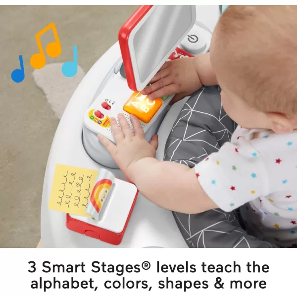 FisherPrice Baby to Toddler Learning Toy 2in1 Like a Boss Activity Center and Play Table with Lights Music and SoundsLike a Boss