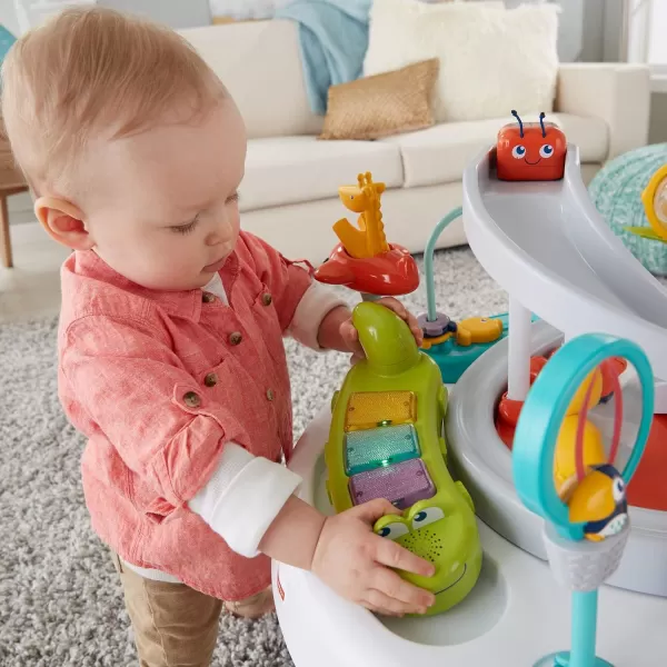 FisherPrice Baby to Toddler Learning Toy 2in1 Like a Boss Activity Center and Play Table with Lights Music and SoundsSafari