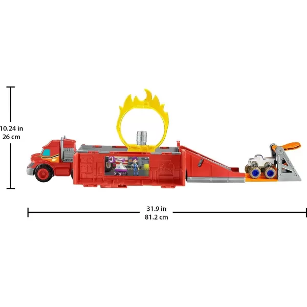 FisherPrice Blaze and the Monster Machines Toy Car Race Track Launch amp Stunts Hauler Transforming Playset with Diecast VehicleFisherPrice Blaze and the Monster Machines Toy Car Race Track Launch amp Stunts Hauler Transforming Playset with Diecast Vehicle