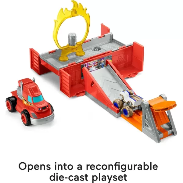 FisherPrice Blaze and the Monster Machines Toy Car Race Track Launch amp Stunts Hauler Transforming Playset with Diecast VehicleFisherPrice Blaze and the Monster Machines Toy Car Race Track Launch amp Stunts Hauler Transforming Playset with Diecast Vehicle