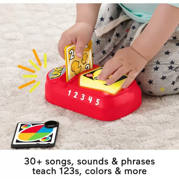 FisherPrice Laugh amp Learn Baby amp Toddler Toy Counting And Colors Uno With Educational Music amp Lights For Ages 6 MonthsFisherPrice Laugh amp Learn Baby amp Toddler Toy Counting And Colors Uno With Educational Music amp Lights For Ages 6 Months