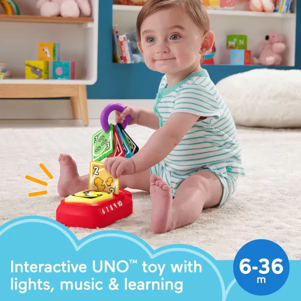 FisherPrice Laugh amp Learn Baby amp Toddler Toy Counting And Colors Uno With Educational Music amp Lights For Ages 6 MonthsFisherPrice Laugh amp Learn Baby amp Toddler Toy Counting And Colors Uno With Educational Music amp Lights For Ages 6 Months