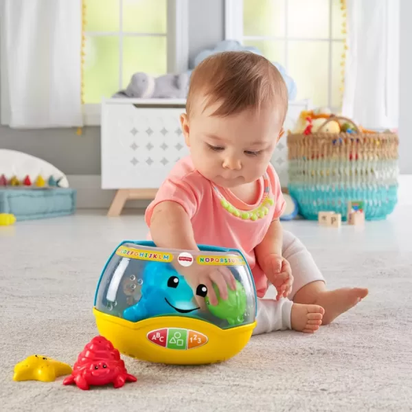 FisherPrice Laugh amp Learn Baby amp Toddler Toy Magical Lights Fishbowl With Smart Stages Learning Content For Ages 6 MonthsFisherPrice Laugh amp Learn Baby amp Toddler Toy Magical Lights Fishbowl With Smart Stages Learning Content For Ages 6 Months