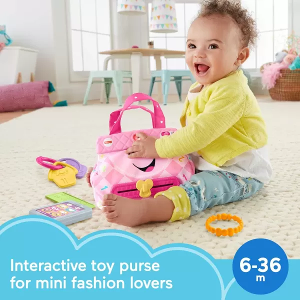 FisherPrice Laugh amp Learn Baby amp Toddler Toy My Smart Purse Pretend Dress Up Set With Lights amp Learning Songs For Ages 6 MonthsFisherPrice Laugh amp Learn Baby amp Toddler Toy My Smart Purse Pretend Dress Up Set With Lights amp Learning Songs For Ages 6 Months