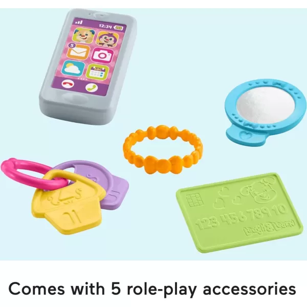 FisherPrice Laugh amp Learn Baby amp Toddler Toy My Smart Purse Pretend Dress Up Set With Lights amp Learning Songs For Ages 6 MonthsFisherPrice Laugh amp Learn Baby amp Toddler Toy My Smart Purse Pretend Dress Up Set With Lights amp Learning Songs For Ages 6 Months