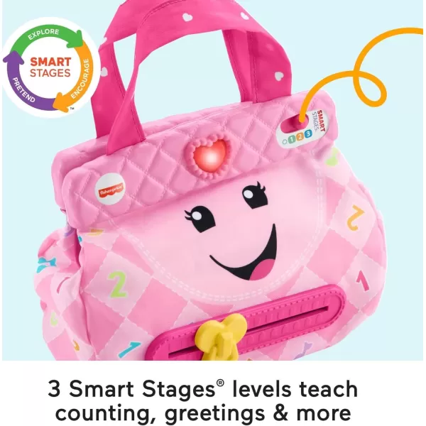 FisherPrice Laugh amp Learn Baby amp Toddler Toy My Smart Purse Pretend Dress Up Set With Lights amp Learning Songs For Ages 6 MonthsFisherPrice Laugh amp Learn Baby amp Toddler Toy My Smart Purse Pretend Dress Up Set With Lights amp Learning Songs For Ages 6 Months