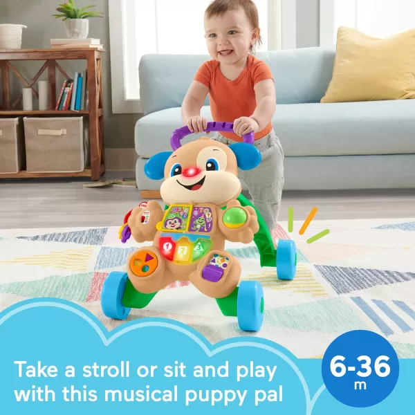 FisherPrice Laugh amp Learn Baby amp Toddler Toy Smart Stages Learn With Sis Walker Educational Music Lights And ActivitiesPuppy Walker