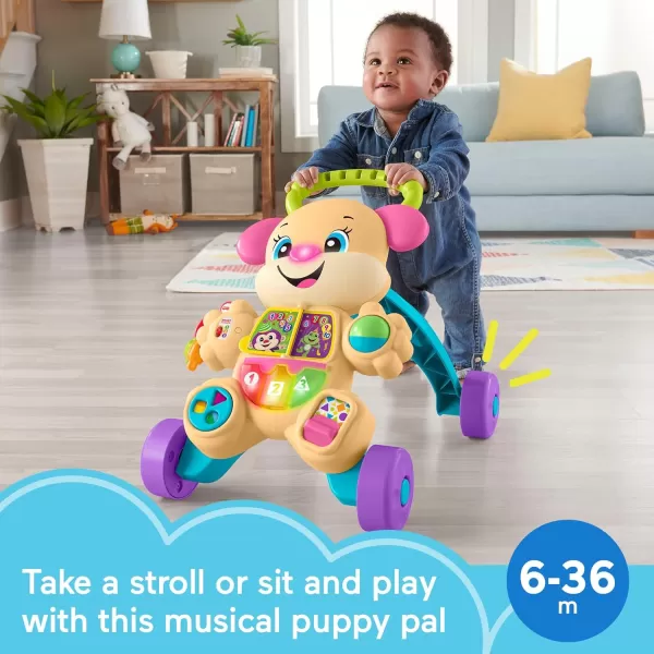 FisherPrice Laugh amp Learn Baby amp Toddler Toy Smart Stages Learn With Sis Walker Educational Music Lights And ActivitiesSis Walker