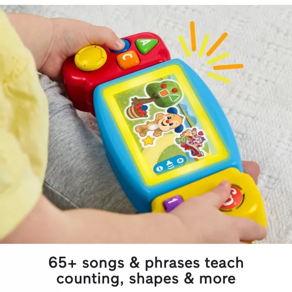 FisherPrice Laugh amp Learn Baby amp Toddler Toy Twist amp Learn Gamer Pretend Video Game With Lights amp Music For Ages 9 MonthsTwist amp Learn