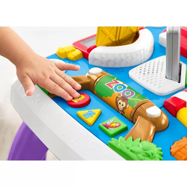 FisherPrice Laugh amp Learn Baby to Toddler Toy Around the Town Learning Table with Music Lights amp Activities for Ages 6 MonthsFisherPrice Laugh amp Learn Baby to Toddler Toy Around the Town Learning Table with Music Lights amp Activities for Ages 6 Months