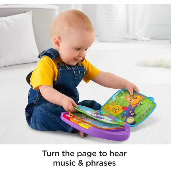 FisherPrice Laugh amp Learn Musical Baby Toy Storybook Rhymes Electronic Learning Book With Lights amp Songs For Ages 6 MonthsFisherPrice Laugh amp Learn Musical Baby Toy Storybook Rhymes Electronic Learning Book With Lights amp Songs For Ages 6 Months