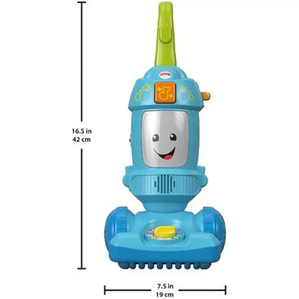 FisherPrice Laugh amp Learn Toddler Toy LightUp Learning Vacuum Musical Push Along For Pretend Play Ages 1 YearsFisherPrice Laugh amp Learn Toddler Toy LightUp Learning Vacuum Musical Push Along For Pretend Play Ages 1 Years