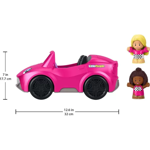 FisherPrice Little People Barbie Toddler Toy Car Convertible with Music Sounds amp 2 Figures for Pretend Play Ages 18 MonthsFisherPrice Little People Barbie Toddler Toy Car Convertible with Music Sounds amp 2 Figures for Pretend Play Ages 18 Months