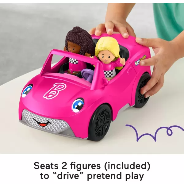 FisherPrice Little People Barbie Toddler Toy Car Convertible with Music Sounds amp 2 Figures for Pretend Play Ages 18 MonthsFisherPrice Little People Barbie Toddler Toy Car Convertible with Music Sounds amp 2 Figures for Pretend Play Ages 18 Months