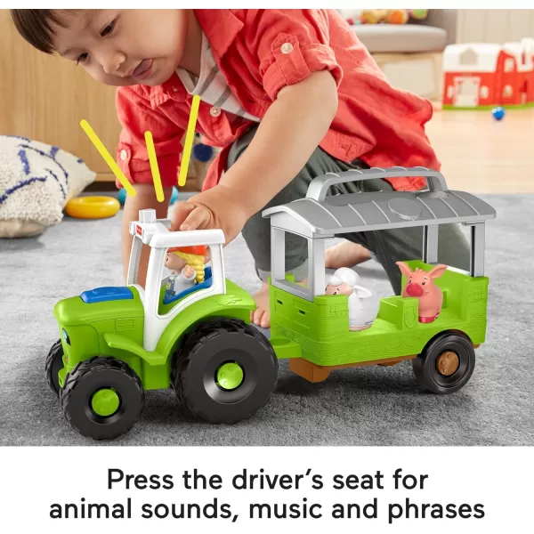 FisherPrice Little People Toddler Musical Toy Caring For Animals Tractor Farm Vehicle amp 3 Figures For Ages 1 YearsFisherPrice Little People Toddler Musical Toy Caring For Animals Tractor Farm Vehicle amp 3 Figures For Ages 1 Years