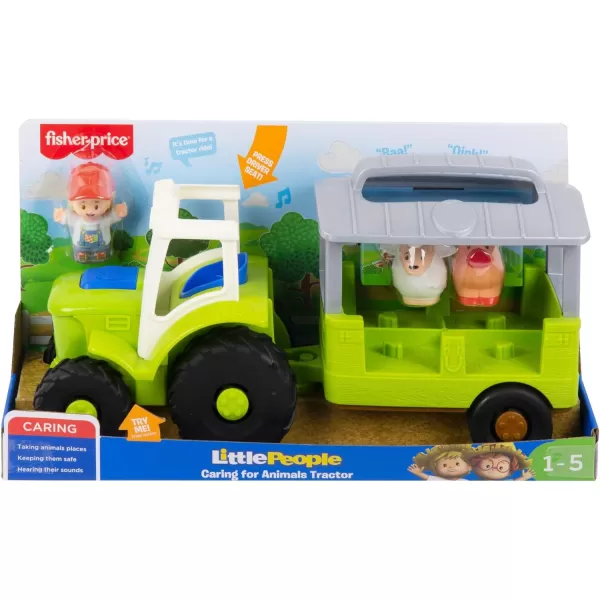 FisherPrice Little People Toddler Musical Toy Caring For Animals Tractor Farm Vehicle amp 3 Figures For Ages 1 YearsFisherPrice Little People Toddler Musical Toy Caring For Animals Tractor Farm Vehicle amp 3 Figures For Ages 1 Years