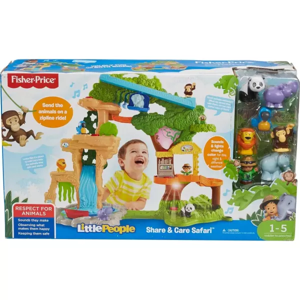 FisherPrice Little People Toddler Playset Share amp Care Safari 2Ft Tall Toy with Lights Sounds amp 7 Figures for Ages 1 years Amazon ExclusiveFisherPrice Little People Toddler Playset Share amp Care Safari 2Ft Tall Toy with Lights Sounds amp 7 Figures for Ages 1 years Amazon Exclusive